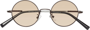 Melo Narrow Flexible Round Tinted Sunglasses