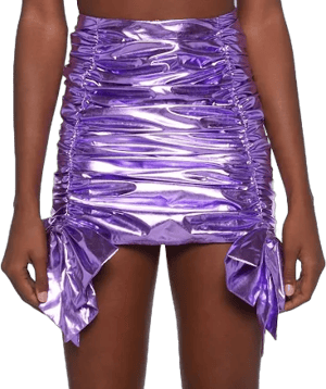 Sugar Thrillz Superstar Dreams Mini Skirt - DARK PURPLE / Medium