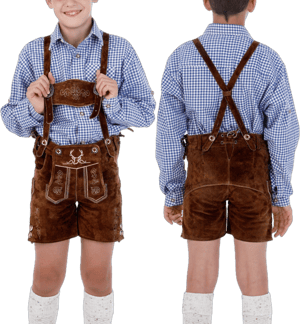 BAVARIA TRACHTEN Kids Leather Lederhosen