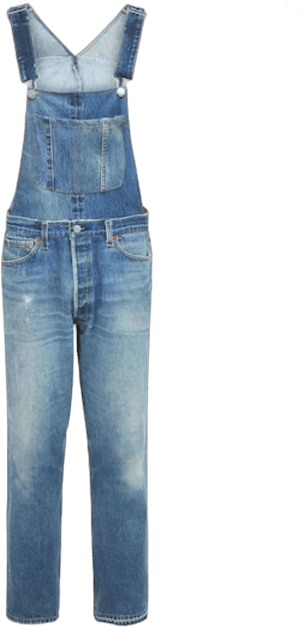 RE/DONE Women's Levi's 90's Full Length Denim Overalls