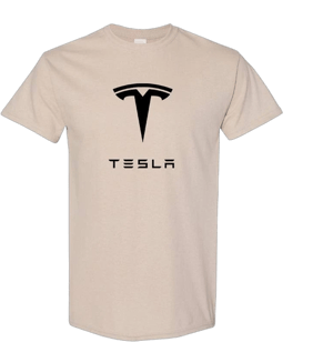 Youth Kids Tesla Motorsports Car Cotton T-Shirt