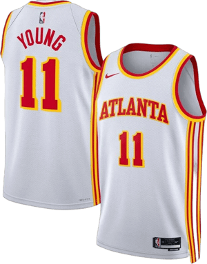 Unisex Nike Men's Trae Young Atlanta Hawks Swingman Jersey Association Edition