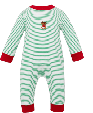 Reindeer Face Knit Romper