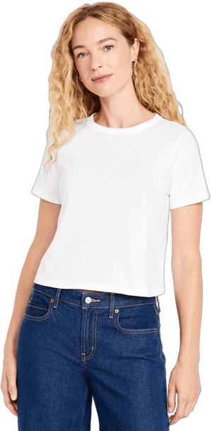 Old Navy Women's Everywear Crop T-Shirt