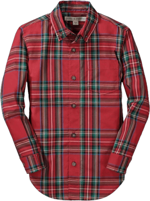 Hope & Henry Boys' Poplin Button Down Shirt