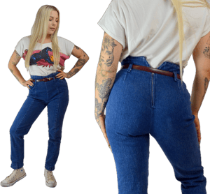 Vintage 1980s High-Rise Skinny Jeans