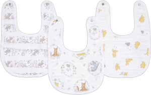 Aden + Anais Disney Essentials Cotton Muslin Snap Bibs