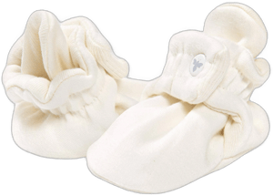 Burt's Bees Baby Boys' Organic Cotton Adjustable Booties