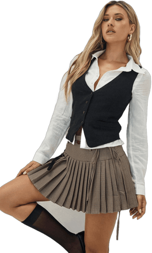 Princess Polly Tarnya Plaid Mini Skirt