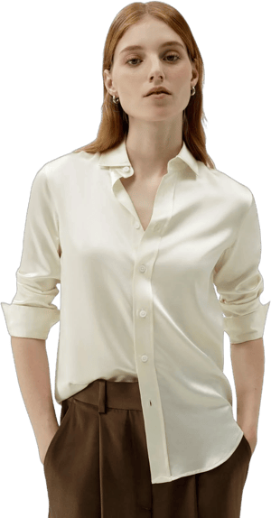 Lilysilk Women's Tailored Button Down Silk Shirt