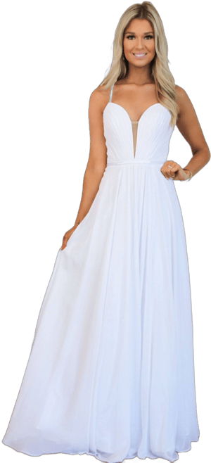 Bella and Bloom Boutique Caught in A Dream Chiffon Formal Dress