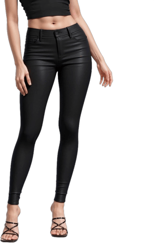 Women's Skinny Stretch Faux Leather Pants