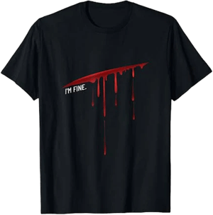 Funny Blood Spatter T-Shirt