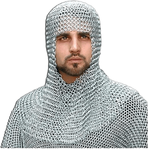 Butted Steel Chainmail Coif