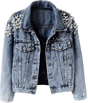 Kedera Women's Embroidered Denim Jacket Coat