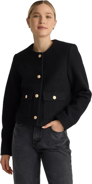 Quince Women's Merino Wool Cropped Jacket