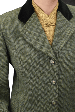 Tailored 80s 40% Alpaca Blazer | Vintage | Sage Green Alpaca & Wool | Italian Tailoring | Women&#39;s Size L | in Excellent Condition