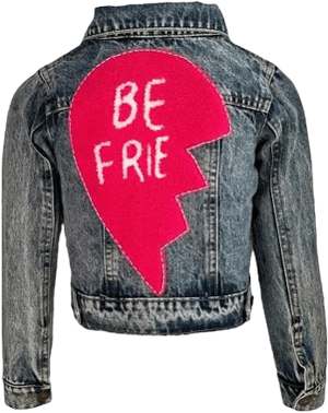 Lola + the Boys Kids' Best Friends Forever Denim Jacket