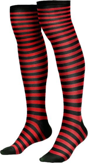 Women's Over The Knee Striped Stockings