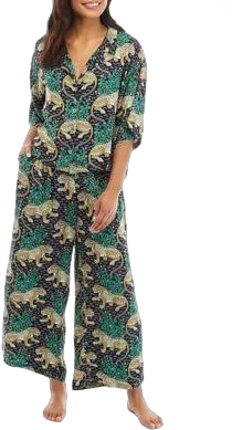 Printfresh Women's Satin Bagheera Pajama Set