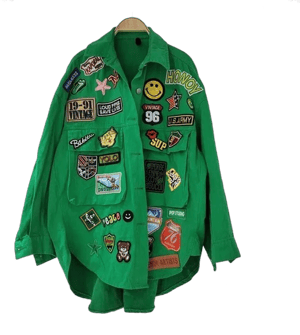 Playful Patches Denim Jacket