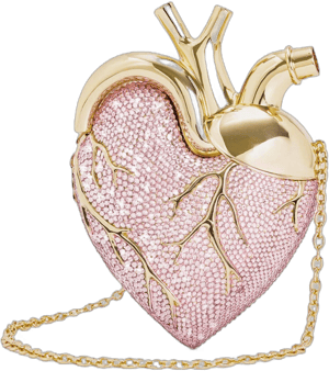 JW Pei Maren Artificial Crystal Heart Shaped Bag