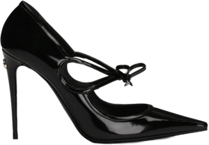 Dolce & Gabbana Women's Ribbon-Tie Calf Leather Pumps