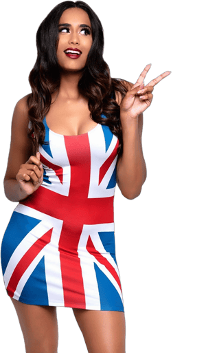 British Flag Dress Costume