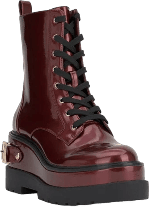 Jessica Simpson Women's Imelda Lace-Up Platform Combat Boots