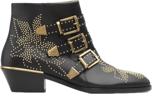 Chloé Women's Susanna Studded Leather Ankle Boots