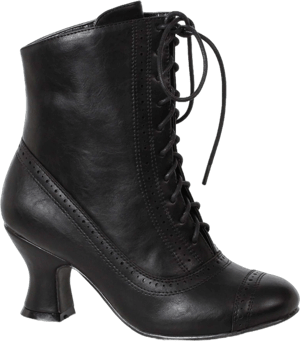 Ellie Women Shoes Victorian Heel Bootie