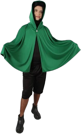 Adult Unisex Anime Character Scouting Legion Hooded Green Cloak |