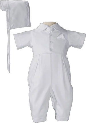 Little Things Mean A Lot Baby Boys Vested Gabardine Christening Outfit