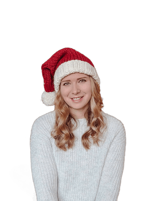 Knit Santa Hat