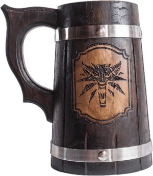 Wooden Beer Mug, 0.7 l (23 oz), Wedding gift, Groomsmen gift, Beer Tankard, Tankard, Wooden Mug, Wooden Tankard, Wood Beer Mug