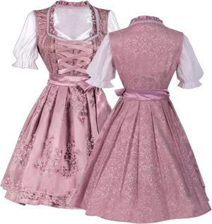 Elegant Vintage Women's German Bavarian Beer Dirndl Dress