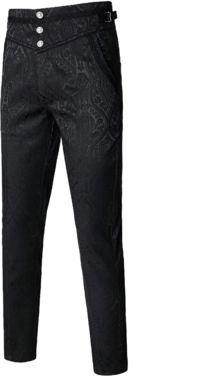 VATPAVE Men's Gothic Steampunk Victorian Pants