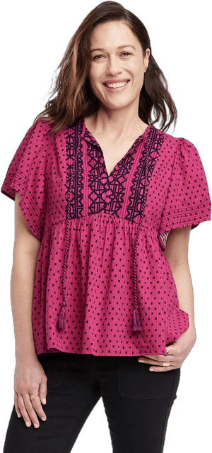 Women's Knox Rose Tops Knox Rose Flutter Short Sleeve Top