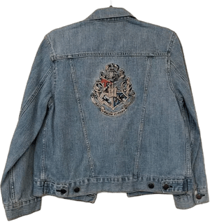 Warner Bros. Jackets & Coats | Embroidered Harry Potter Denim Jacket | Color: Blue | Size: S | Pm-58295419's Closet