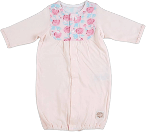 Sanrio Baby Hello Kitty Convertible Organic Cotton Gown