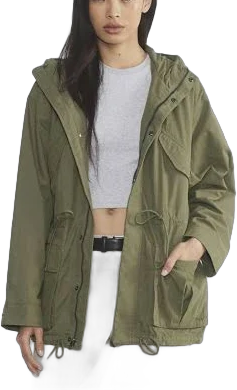 Tna Women's Recruit Jacket in Army Green | 2XS