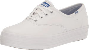 Keds Women's Platform Lace-Up Leather Sneakers