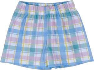 Lullaby Set Kids Stewart Plaid Shorts