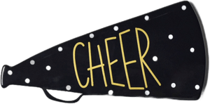 Happy Everything Cheer Megaphone Mini Attachment