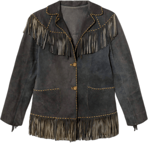 Vintage 50s Suede Fringe Jacket