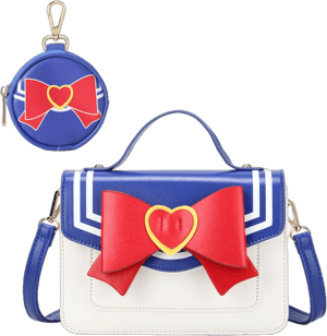 Kawaii Anime Cosplay Bow Stone Chain Crossbody Bag