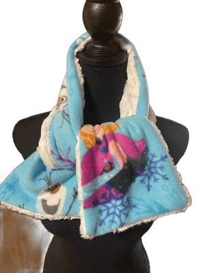 Frozen Kids Minky Scarf