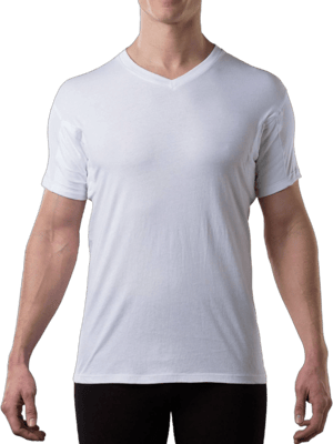 Thompson Tee Men's Sweatproof Undershirt Cotton Deep V Neck