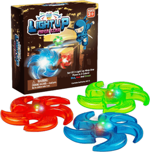 Pick A Toy Light Up Ninja Flyers Set