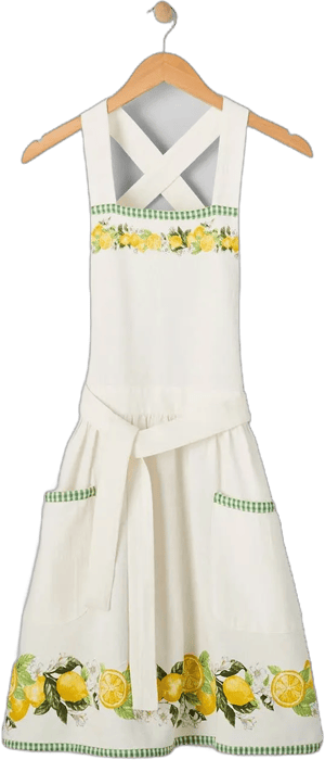 Sur La Table Citron Embroidered Apron